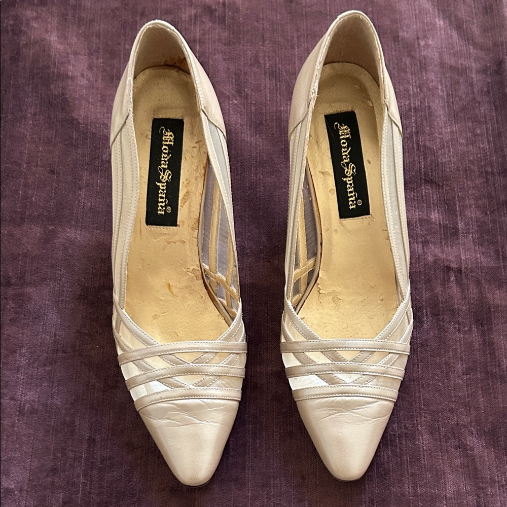 Moda Spana Beige Women's Heels